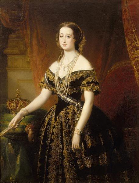 Portrait of Eugenie de Montijo, Louis-Edouard Dubufe